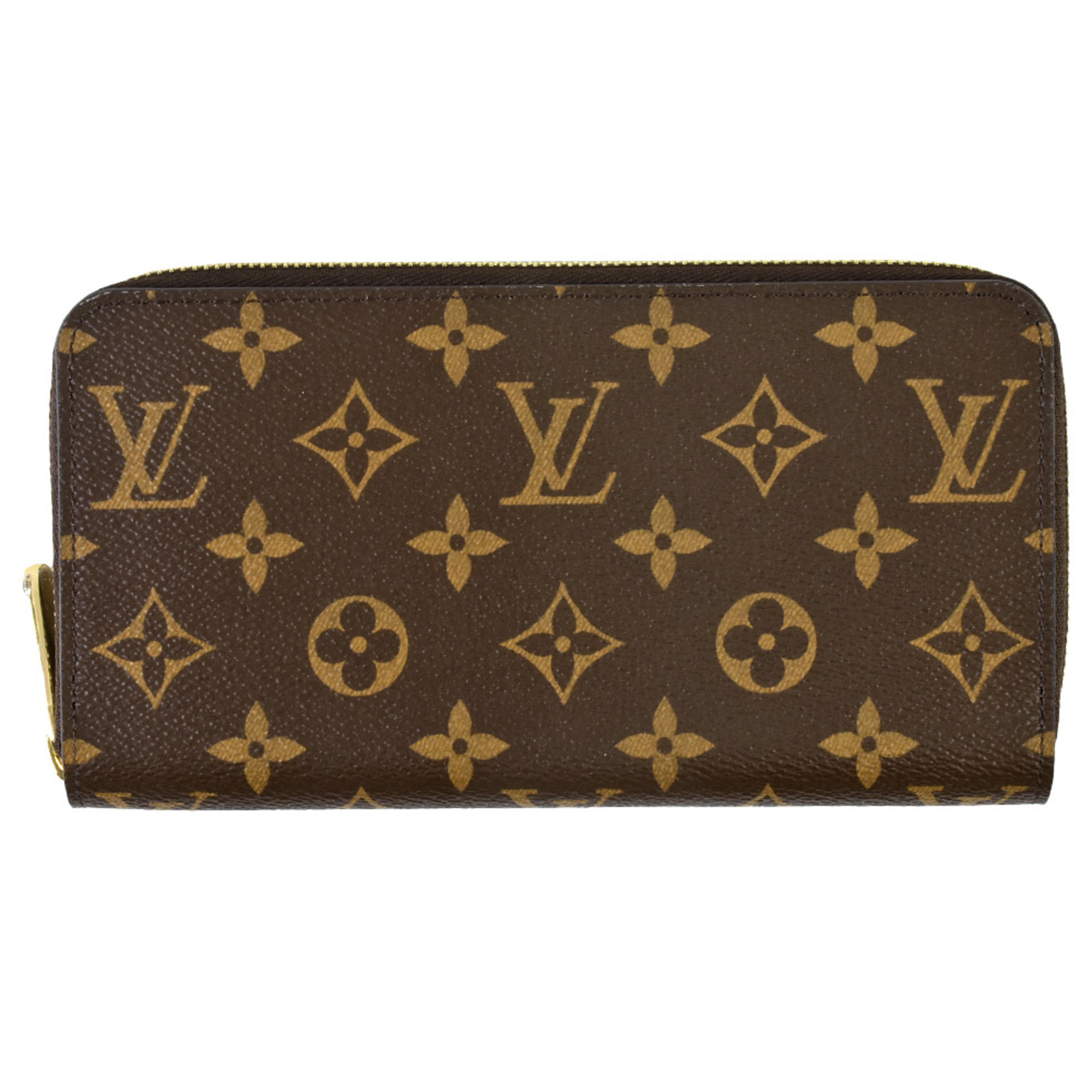 Louis Vuitton LOUIS VUITTON Zippy Wallet Round Monogram Canvas M41896 Coquelicot RFID (IC chip) built-in ITENLJ2Q7YX4