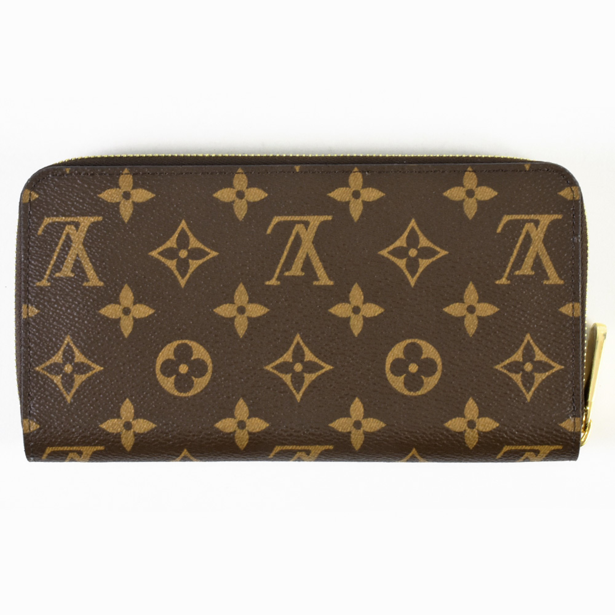 Louis Vuitton LOUIS VUITTON Zippy Wallet Round Monogram Canvas M41896 Coquelicot RFID (IC chip) built-in ITENLJ2Q7YX4