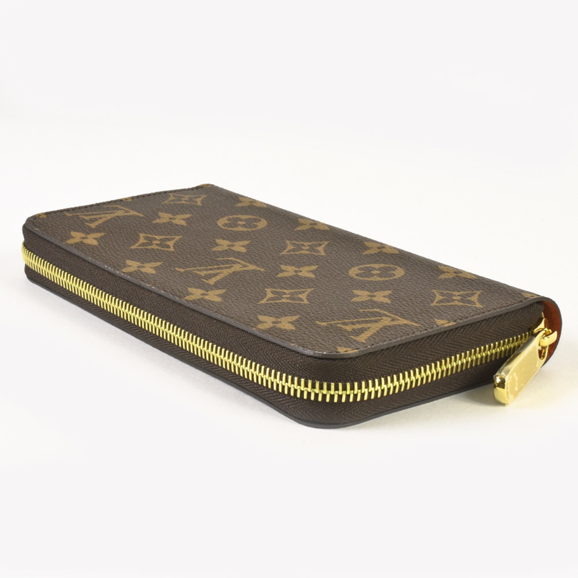 Louis Vuitton LOUIS VUITTON Zippy Wallet Round Monogram Canvas M41896 Coquelicot RFID (IC chip) built-in ITENLJ2Q7YX4