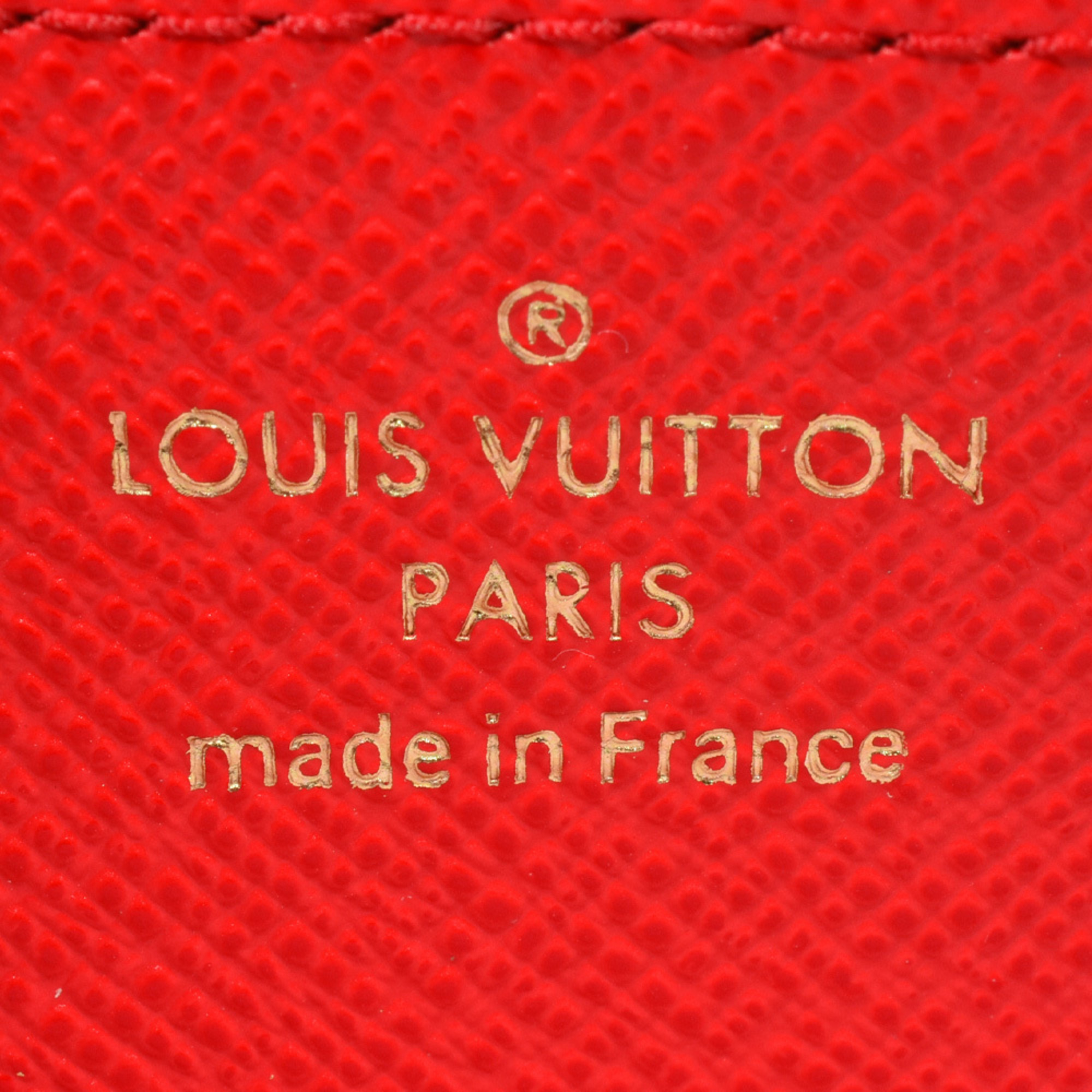 Louis Vuitton LOUIS VUITTON Zippy Wallet Round Monogram Canvas M41896 Coquelicot RFID (IC chip) built-in ITENLJ2Q7YX4