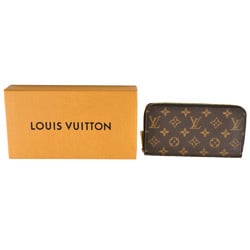 Louis Vuitton LOUIS VUITTON Zippy Wallet Round Monogram Canvas M41896 Coquelicot RFID (IC chip) built-in ITENLJ2Q7YX4