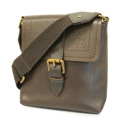 Louis Vuitton Shoulder Bag Utah Yuma M92995 Cafe Men's