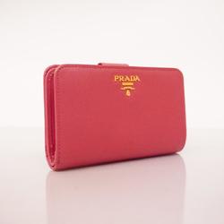 Prada wallet saffiano leather pink ladies