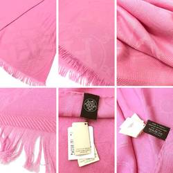 HERMES Scarf ETOLE NEW LIBRIS 262494S 90 Large Shawl Cashmere Silk H Carriage Pink ROSE BONBON