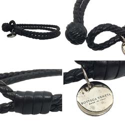 BOTTEGA VENETA Intrecciato Bracelet Black Men's Bottega