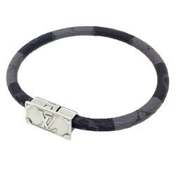 LOUIS VUITTON Louis Vuitton Monogram Eclipse Bracelet M8040E Keep It Trunk Bangle Men's
