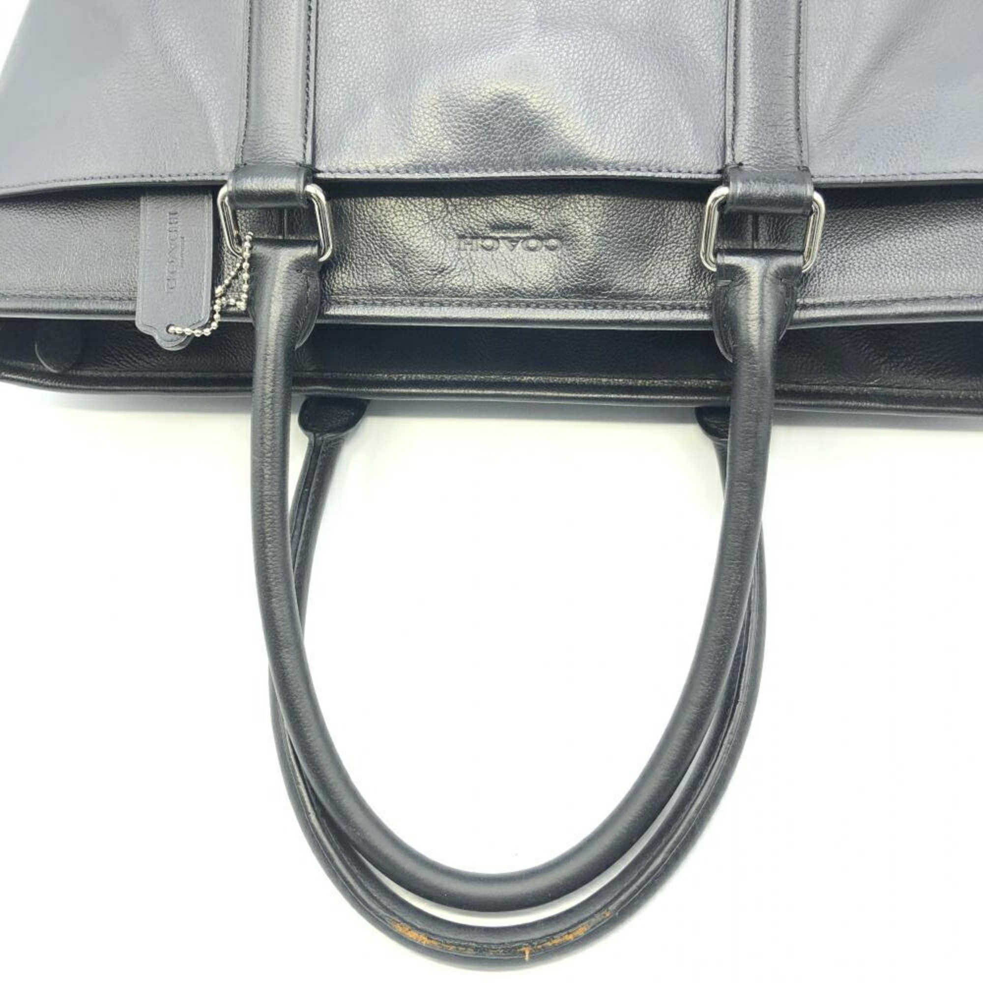 COACH Perry smooth leather bag black coach