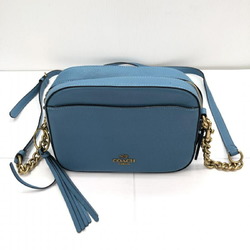COACH Shoulder Bag Leather Blue 29411 Coach