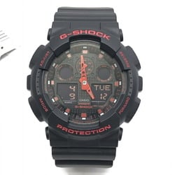 CASIO G-SHOCK Watch GA-100BNR-1AJF Red Quartz G-Shock