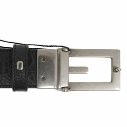 Gucci Square G Buckle Reversible Belt 35mm 80cm Black Men's 26974 Leather GUCCI