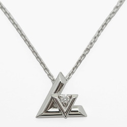 Louis Vuitton Pendant LV Volt One PM Necklace Q93806 Women's White Gold x Diamond LOUIS VUITTON