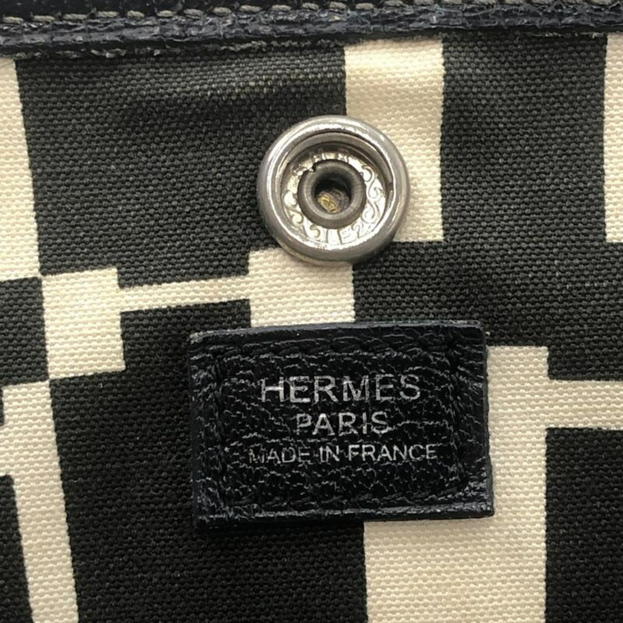 HERMES Garden PM Tote Bag Toile H Hermes 2008 HAWAII Limited