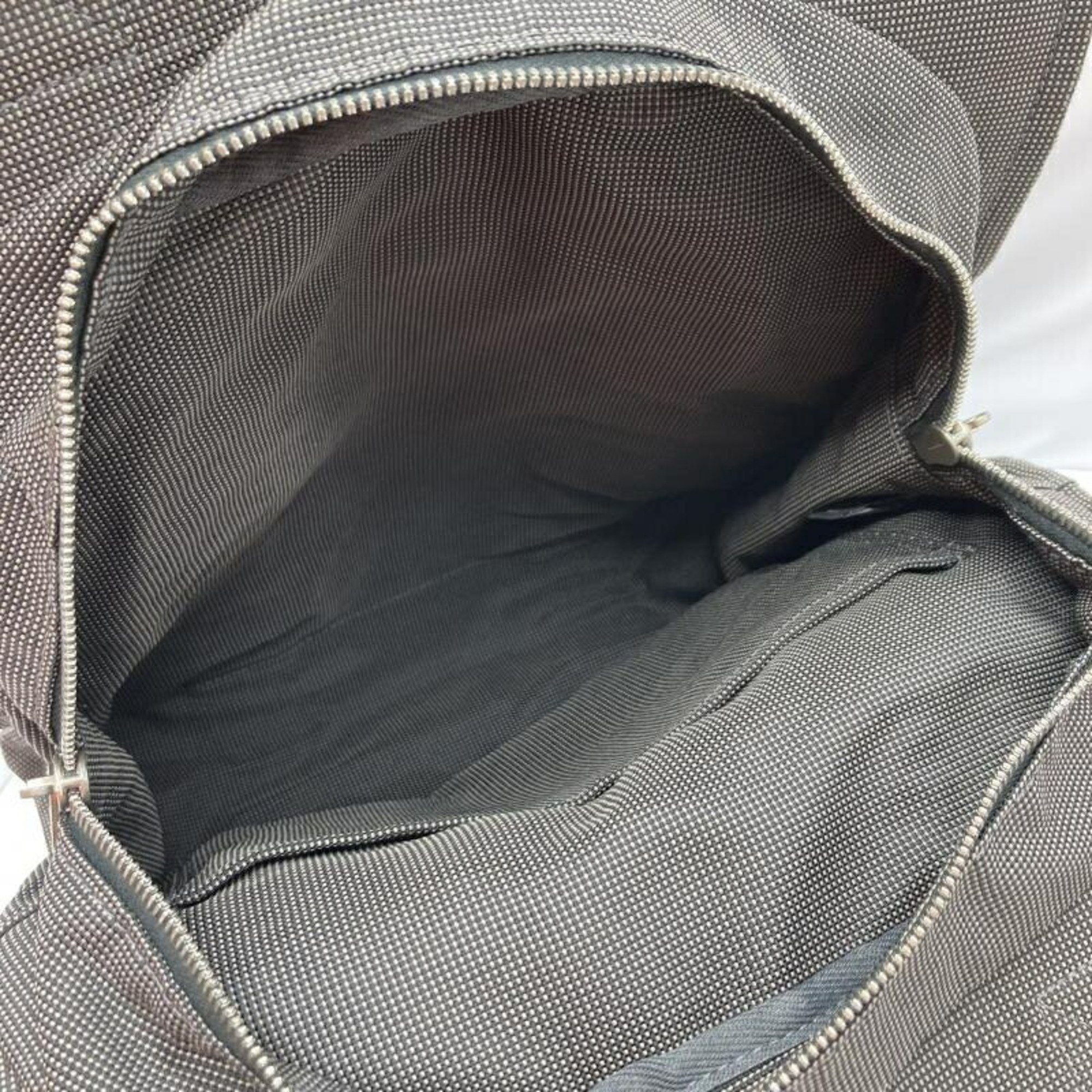HERMES Air Line Ad MM Backpack Hermes Black x Grey Tote Handbag