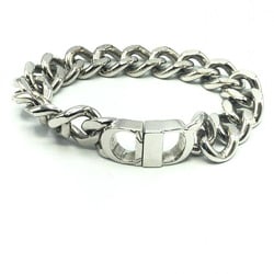 Christian Dior CD Icon Chain Link Bracelet Silver