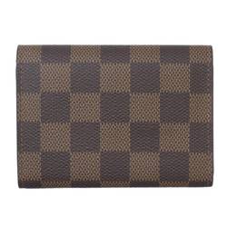 LOUIS VUITTON Louis Vuitton Porte Monnaie Rosalie coin case with card holder Damier Ebene N64423