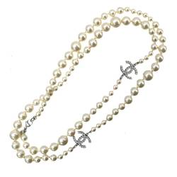 CHANEL Long Necklace A12W Neck circumference: approx. 86cm