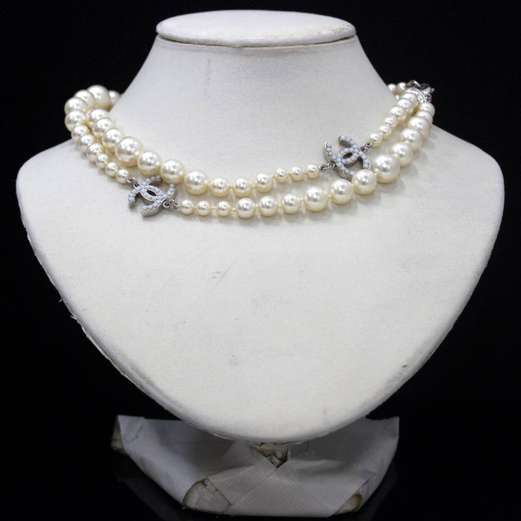 CHANEL Long Necklace A12W Neck circumference: approx. 86cm