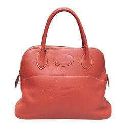 HERMES Bolide 31 Handbag Shoulder Bag Rosy/Silver Hardware Taurillon □O Stamp A220 Women's Men's