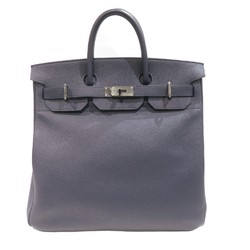 HERMES Haute Couture 40 Handbag Blue Nuit/Silver hardware Togo C stamp Women's Men's