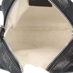 Gucci GG embossed shoulder bag leather 658553 0416 black men's GUCCI