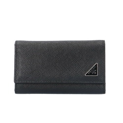 Prada Saffiano Key Case Leather 2P-G222 Unisex PRADA