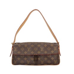 Louis Vuitton Vivacite MM Monogram Handbag Canvas M51164 Brown Women's LOUIS VUITTON