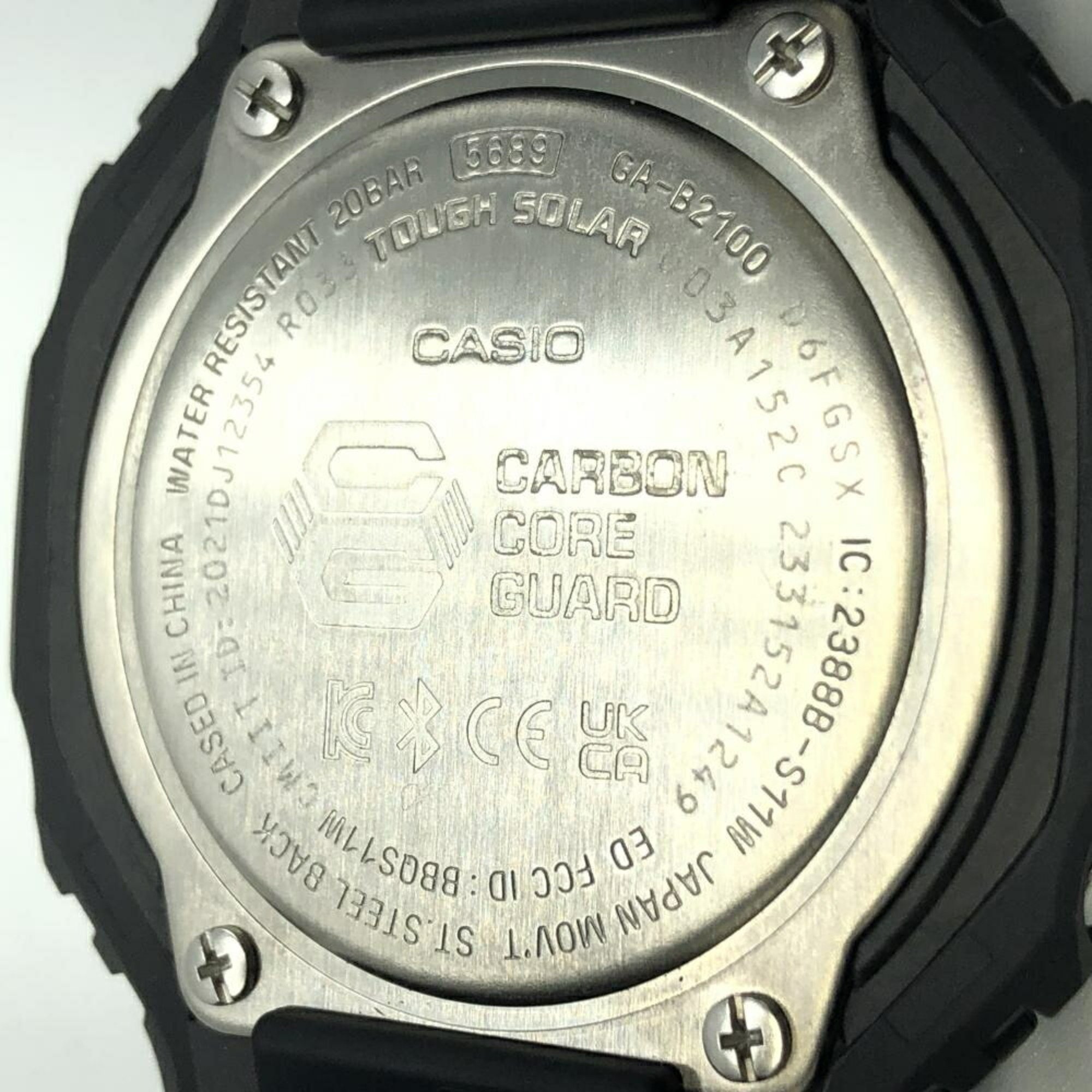 CASIO G-SHOCK Watch 2100 SERIES Solar & Bluetooth GA-B2100-1A1JF Casio