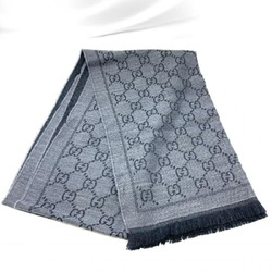 GUCCI GG pattern scarf Gucci gray