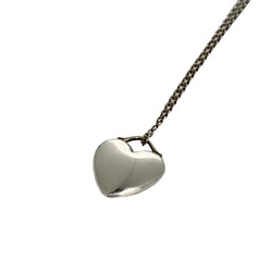 TIFFANY&Co. Tiffany heart motif silver 925 chain necklace pendant 25738
