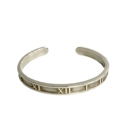 TIFFANY&Co. Tiffany Atlas Silver 925 Bangle Bracelet for Women, 05263