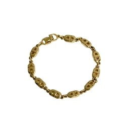 Christian Dior CD motif chain bracelet bangle for women, gold, 25114