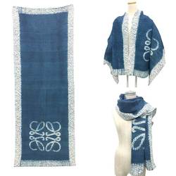 LOEWE Stole 919.19.120-5820-0 Cotton INDIGO