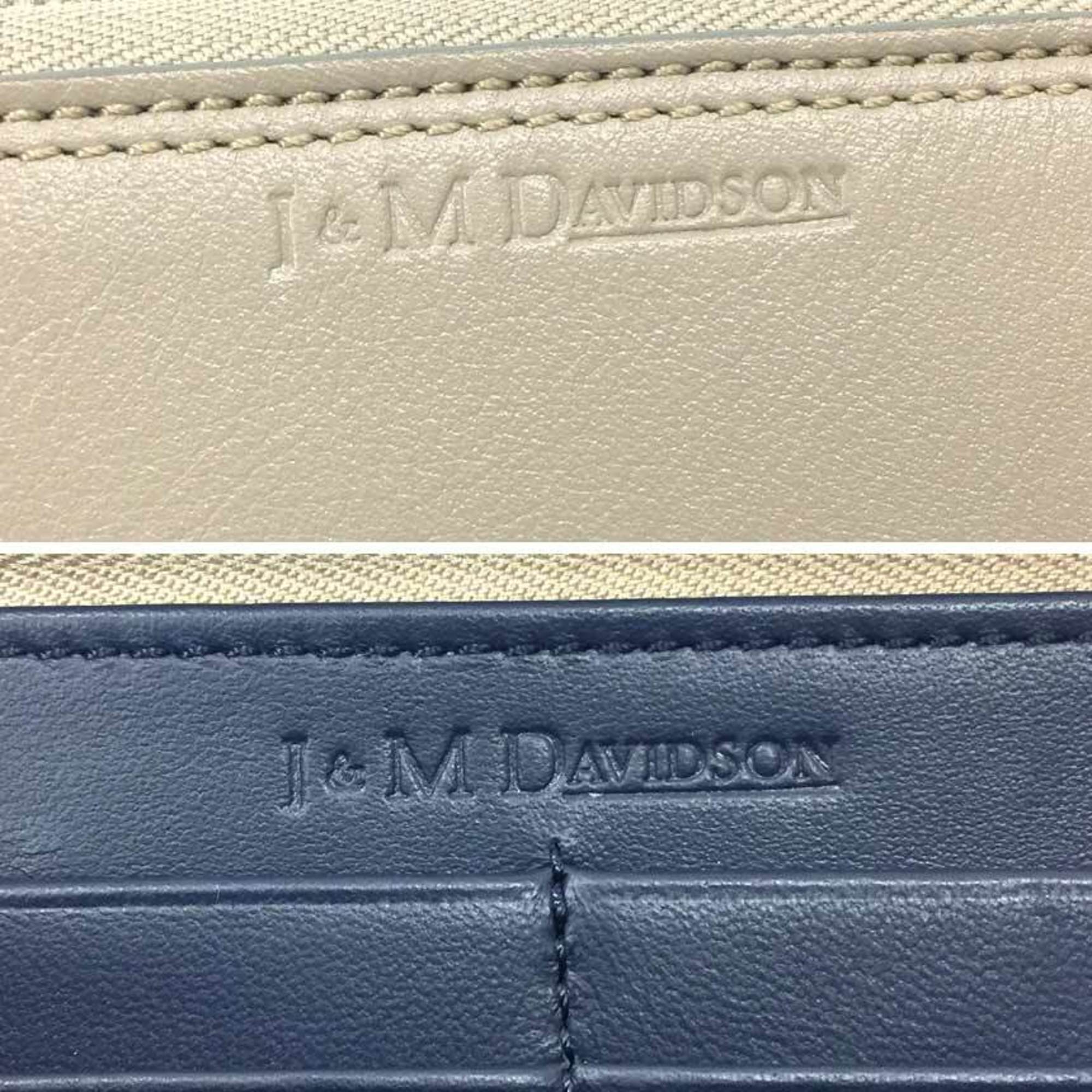 J&M DAVIDSON Davidson Long Wallet Leather Men's Women's Unisex Zip Around SZAW 0XX SCXXMBB