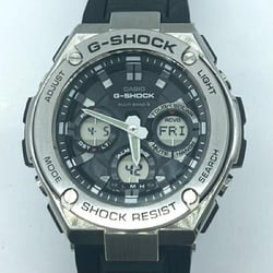 CASIO G-SHOCK Watch GST-W110-1AJF Casio G-Shock Radio Solar G-STEEL Black x Silver