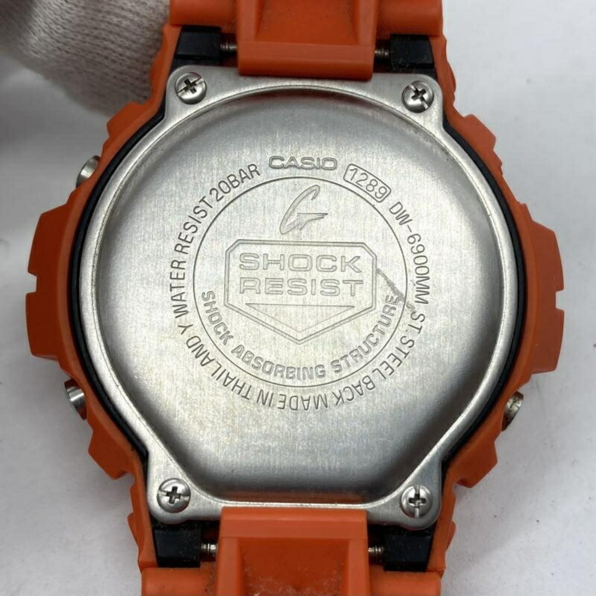 CASIO G-SHOCK Watch DW-6900MM-4JF Crazy Colors Orange Casio G-Shock