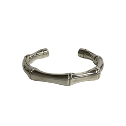 GUCCI Bamboo motif silver 925 bracelet bangle ladies 29095