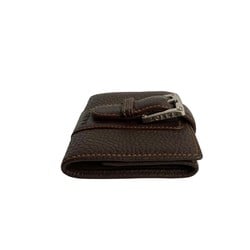 LOEWE Belt with Leather Hardware Box-Shaped Wallet/Coin Case, Coin Purse, Wallet, Brown, 15671