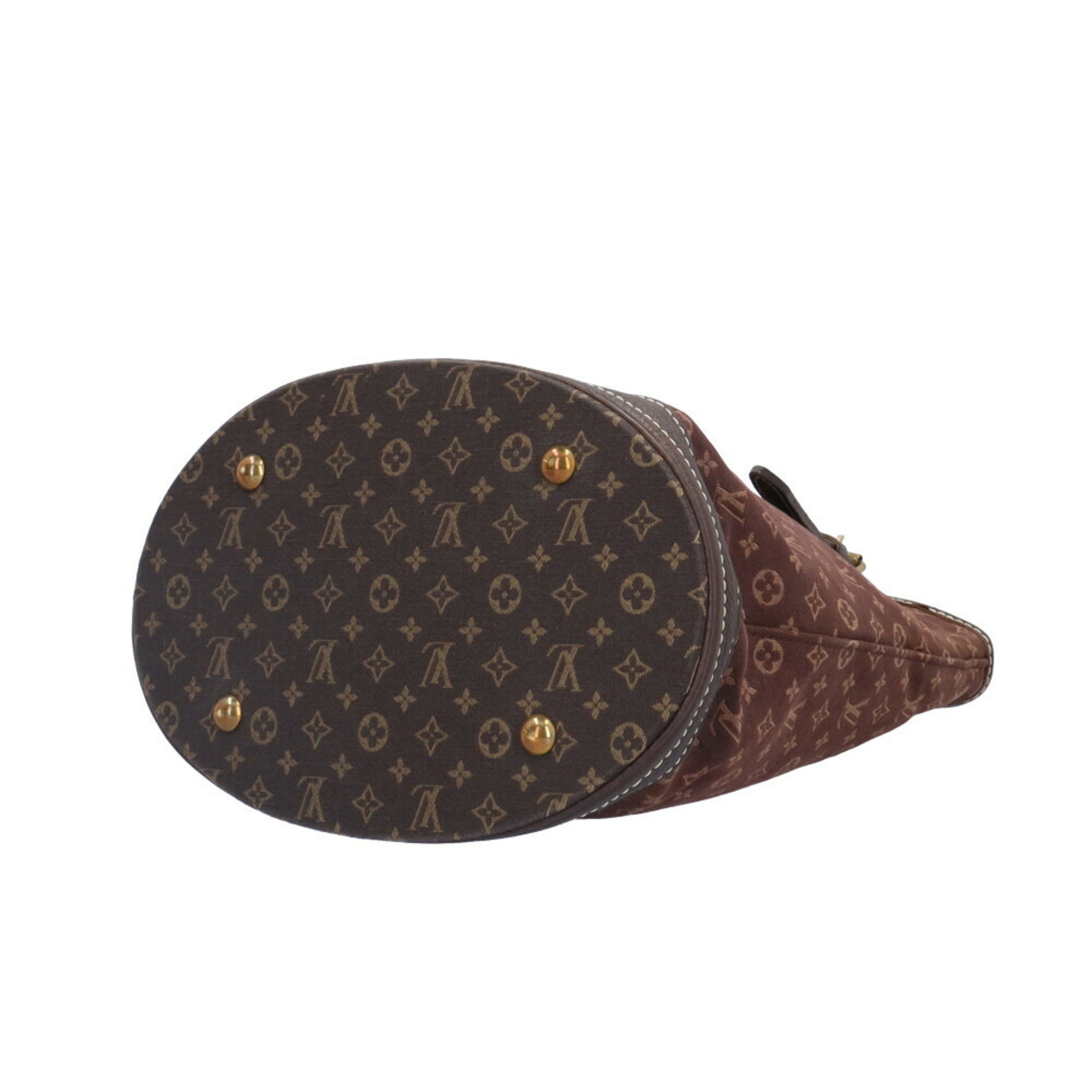 Louis Vuitton Bucket PM Monogram Run Handbag M95226 Brown Women's LOUIS VUITTON