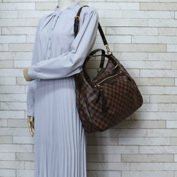 Louis Vuitton Evora MM Damier Shoulder Bag Canvas N41131 Brown Women's LOUIS VUITTON