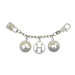 Hermes Amulet 4 Keychain Metal Unisex HERMES Charm Padlock