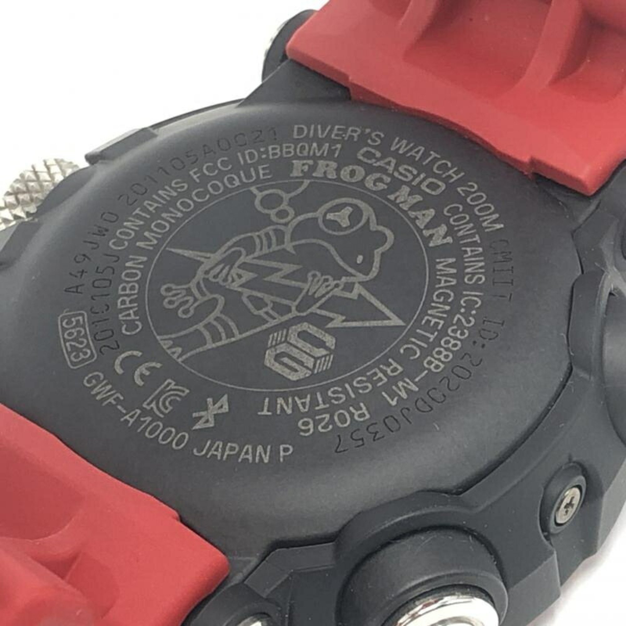 CASIO G-SHOCK FROGMAN GWF-A1000 Wristwatch Black Red Casio G-Shock Frogman