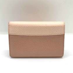 Louis Vuitton Wallet Portefeuille Capucines Compact Metallic Baby Pink x Dusty Tri-fold LV Women's Taurillon Leather M80985 LOUISVUITTON