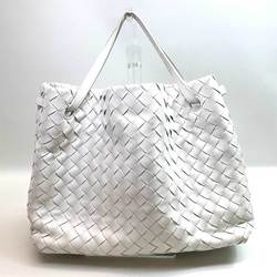 Bottega Veneta Intrecciato Garda Bag Handbag Leather White BOTTEGA VENETA