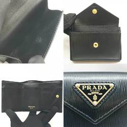 Prada Wallet Vitello Move Leather 1MH021 PRADA Black