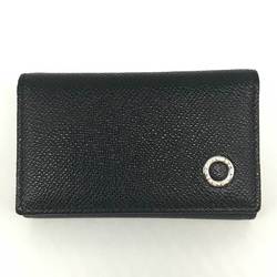 BVLGARI Key Case MAN Grained Calf Black 282234