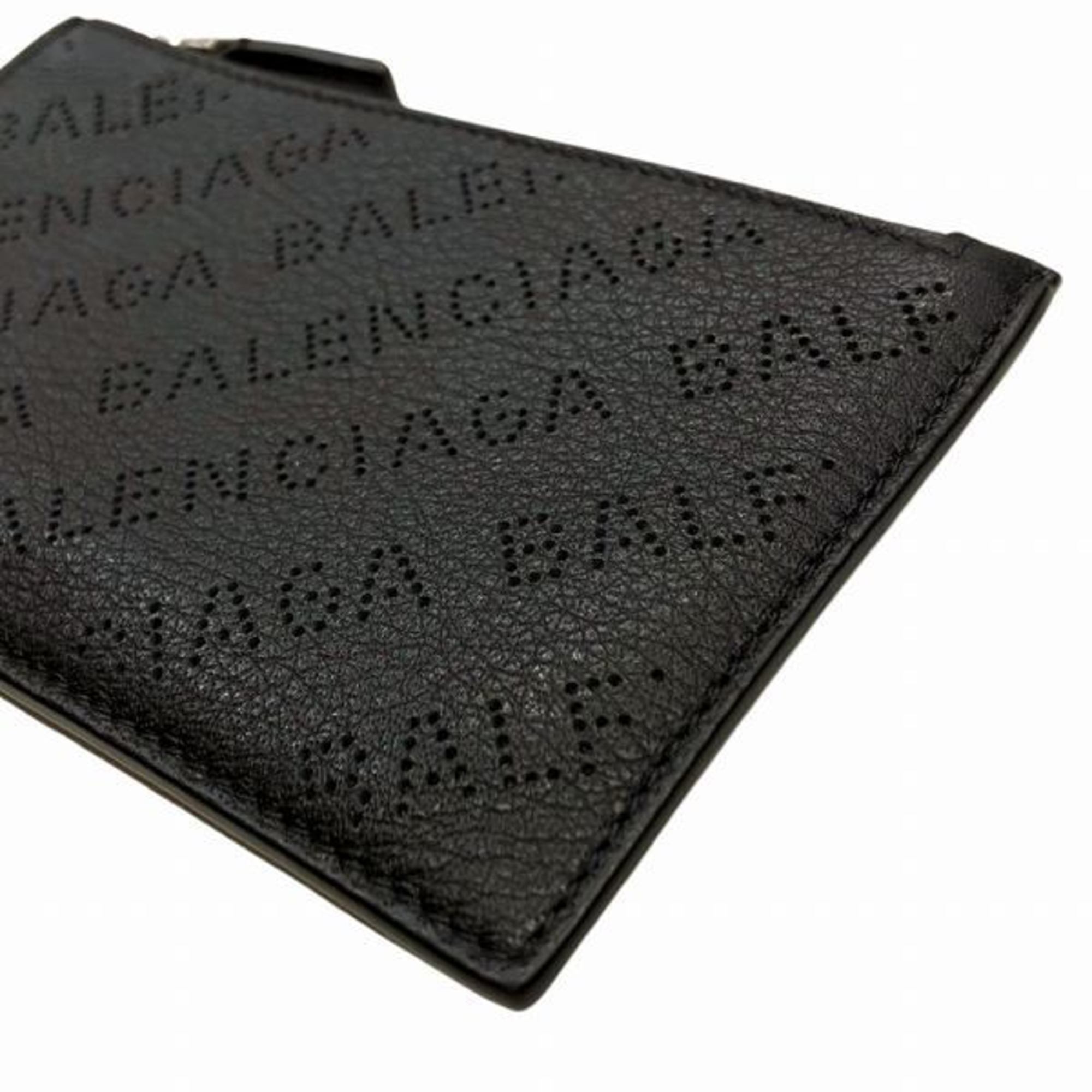 Balenciaga Leather Punching Cash Long Wallet Wallet/Coin Case Men's Women's