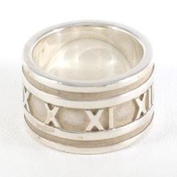 Tiffany Atlas Wide Silver Ring, Ring Box, Bag, Total Weight: Approx. 10.7g