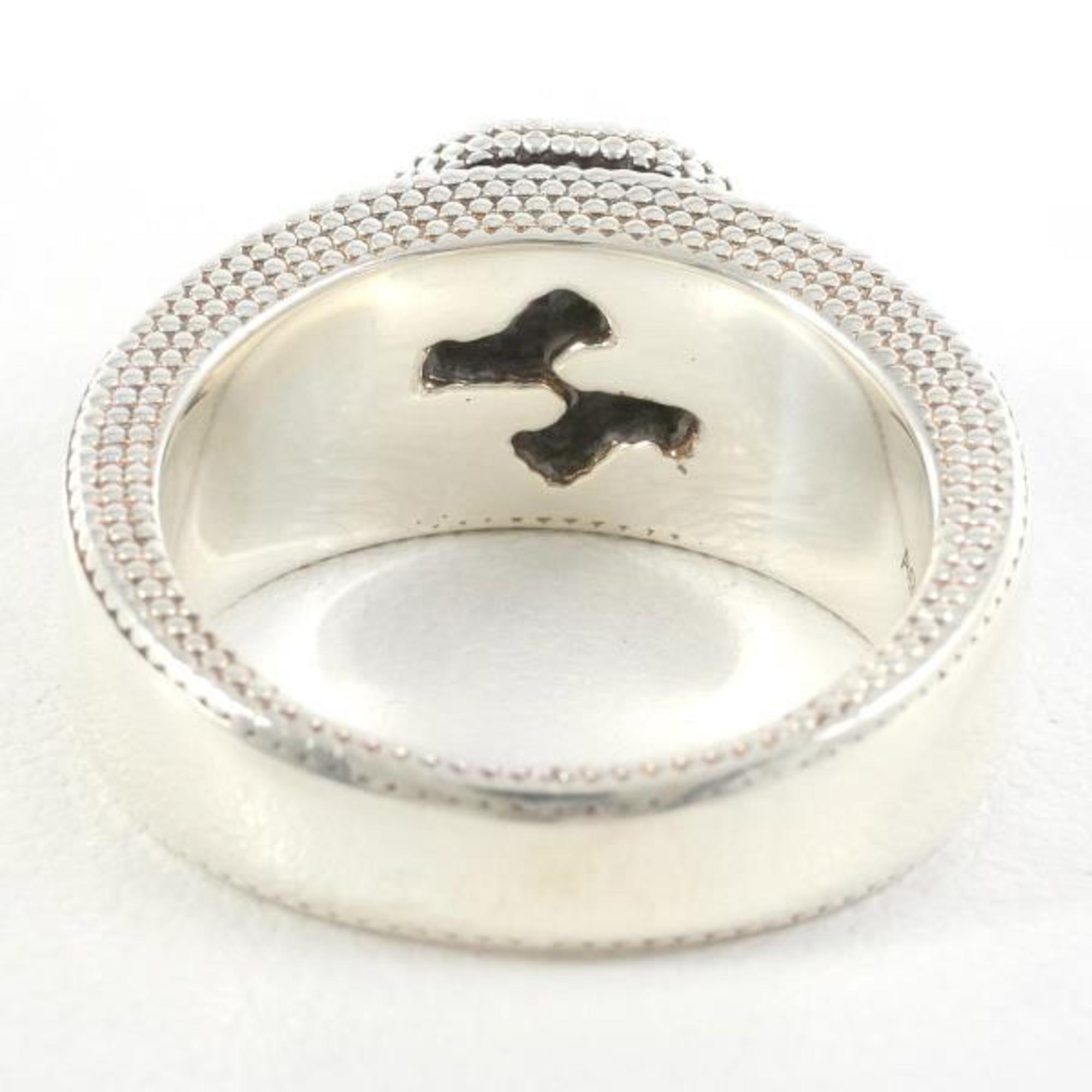 Gucci Interlocking G Silver Ring Total weight approx. 8.4g