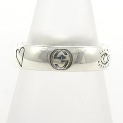 Gucci Blind For Love Silver Ring Total weight approx. 4.1g