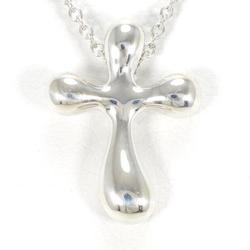 Tiffany Small Cross Silver Necklace Total weight approx. 2.6g 40cm